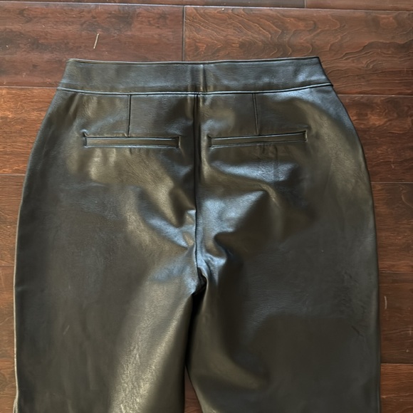 Spanx Stretch Faux Leather Flare Pants NWT XL BLACK - Picture 15 of 16
